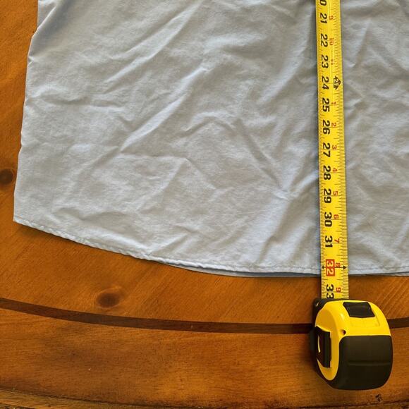 Columbia PFG Shirt Mens Large Pale Blue Button-Down Vented Fishing Outdoor UV - Picture 8 of 8